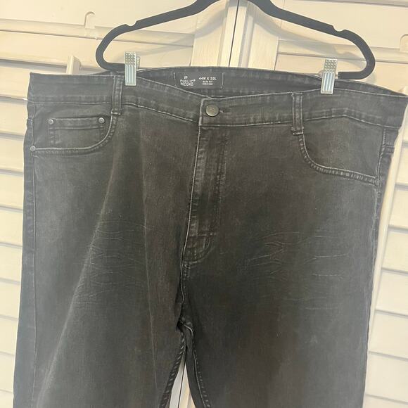 Public Record Black Slim Fit Size 44x32 - Picture 3 of 10